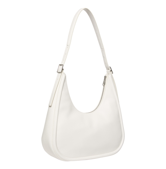 CALVIN KLEIN Bold CK Crescent Bag 3427G Λευκό CALVIN KLEIN Bold CK Crescent Bag 3427G Λευκό