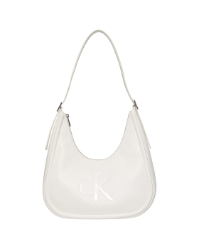 CALVIN KLEIN Bold CK Crescent Bag 3427G Λευκό