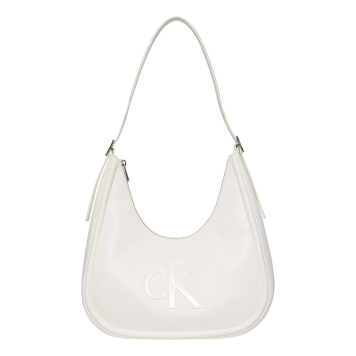 CALVIN KLEIN Bold CK Crescent Bag 3427G Λευκό