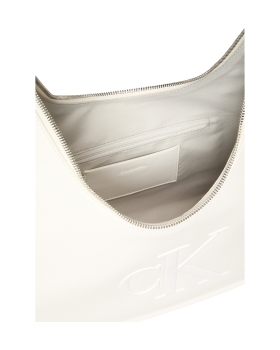 CALVIN KLEIN Bold CK Crescent Bag 3427G Λευκό