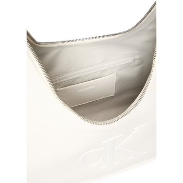 CALVIN KLEIN Bold CK Crescent Bag 3427G Λευκό