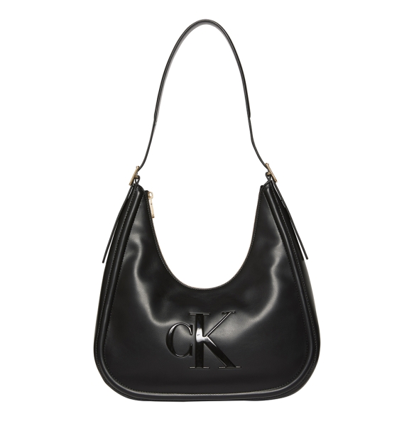 CALVIN KLEIN Bold CK Crescent Bag 3427G Μαύρο CALVIN KLEIN Bold CK Crescent Bag 3427G Μαύρο