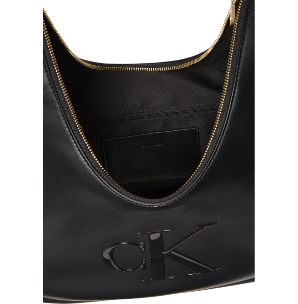 CALVIN KLEIN Bold CK Crescent Bag 3427G Μαύρο CALVIN KLEIN Bold CK Crescent Bag 3427G Μαύρο