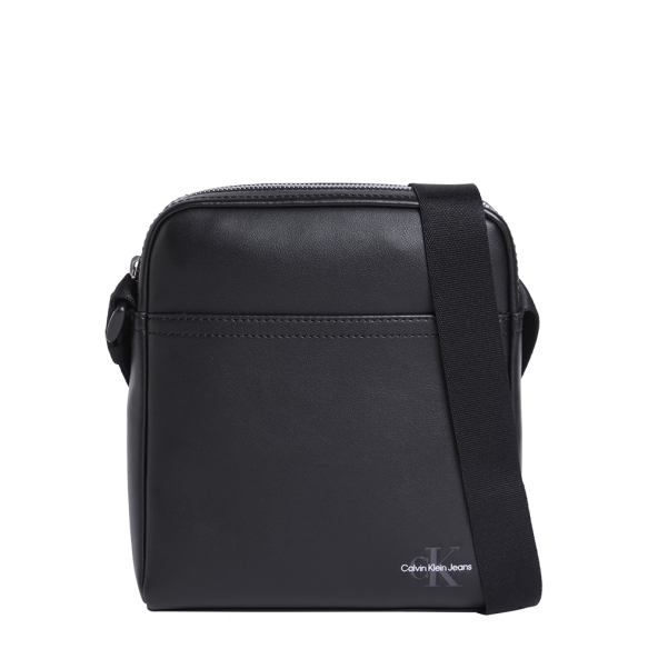 Τσάντα CALVIN KLEIN Mono Logo Reporter 3014G Μαύρο