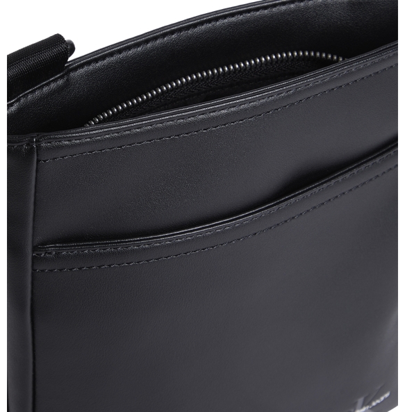 Τσάντα CALVIN KLEIN Mono Logo Flat 3107G Μαύρο