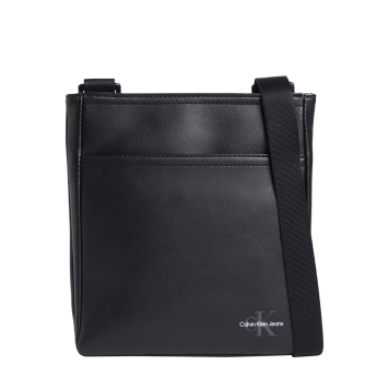 Τσάντα CALVIN KLEIN Mono Logo Flat 3107G Μαύρο