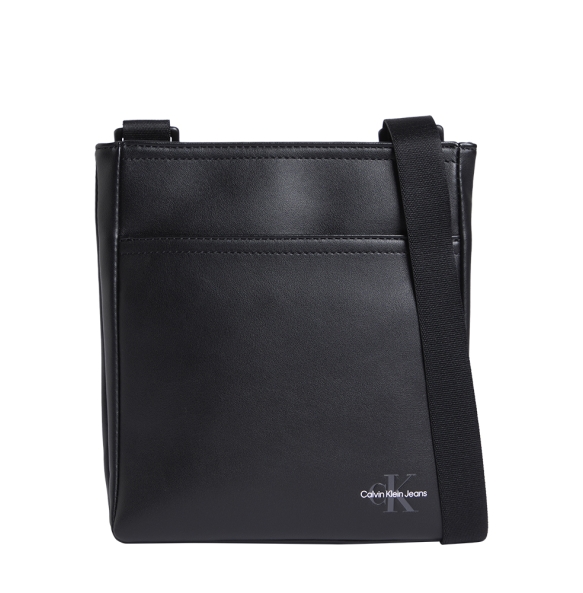 Τσάντα CALVIN KLEIN Mono Logo Flat 3107G Μαύρο