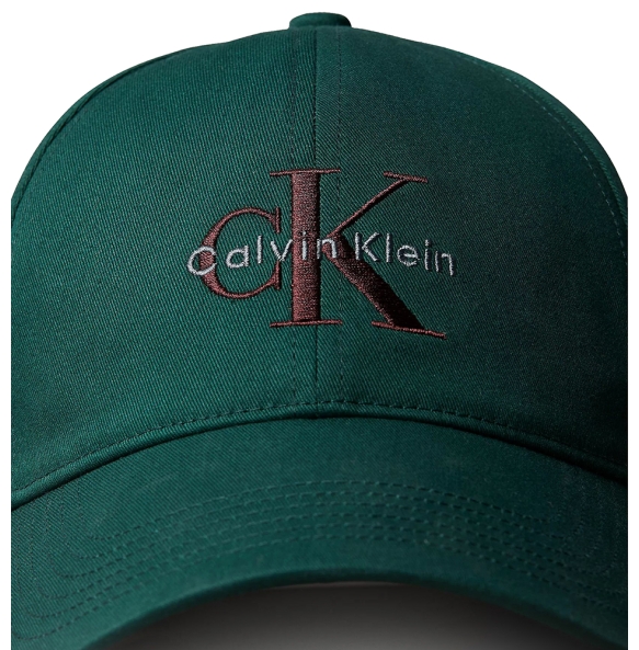 Καπέλο CALVIN KLEIN Mono Logo Baseball Cap 004G Πράσινο