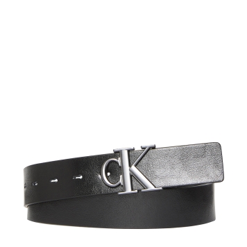 Ζώνη CALVIN KLEIN Monogram Plaque 033G ΅3.5 Μαύρο