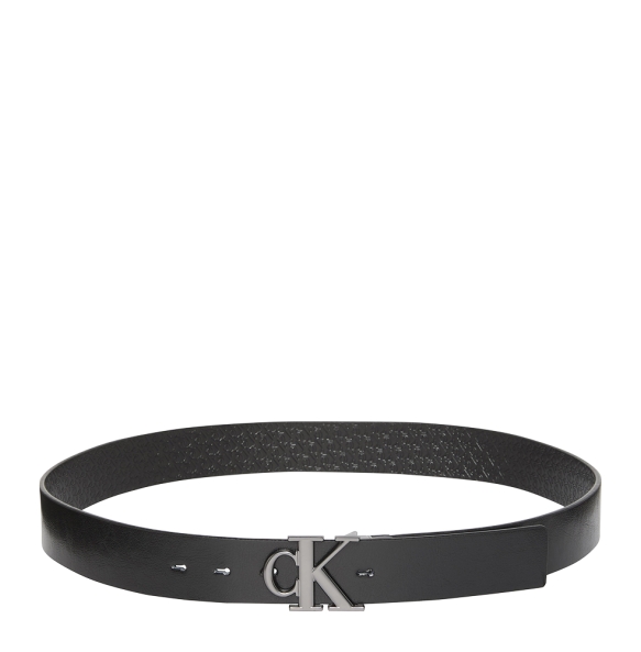 Ζώνη CALVIN KLEIN Monogram Plaque 033G ΅3.5 Μαύρο