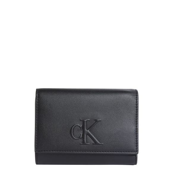 Πορτοφόλι CALVIN KLEIN Sculpted Medium Trifold 1078G Μαύρο