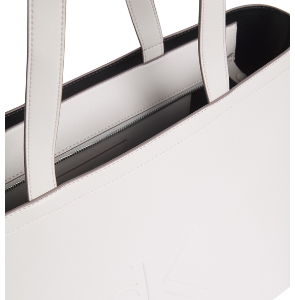 Τσάντα CALVIN KLEIN Sculpted Slim Tote 3070G Μπεζ