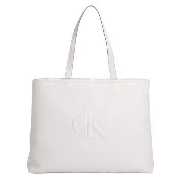 Τσάντα CALVIN KLEIN Sculpted Slim Tote 3070G Μπεζ