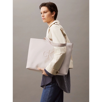 Τσάντα CALVIN KLEIN Sculpted Slim Tote 3070G Μπεζ