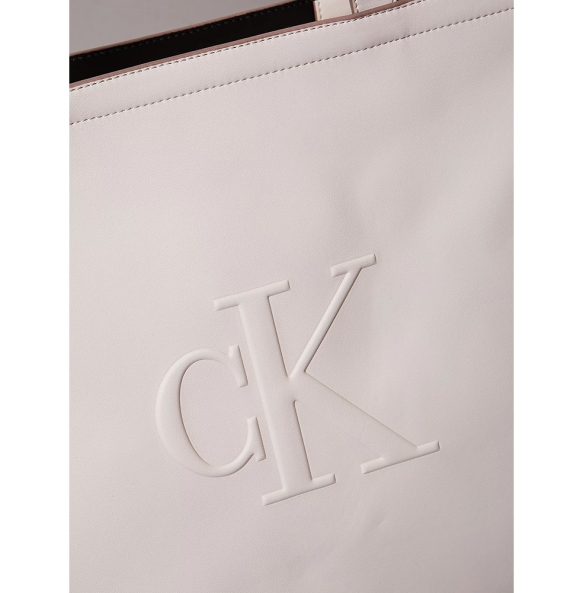 Τσάντα CALVIN KLEIN Sculpted Slim Tote 3070G Μπεζ