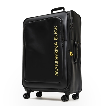 Bαλίτσα Μεγάλη υφασμάτινη MANDARINA DUCK P10OSV04 78x47x27.5 cm Μαύρο
