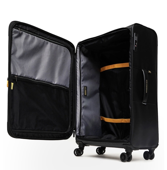 Bαλίτσα Μεγάλη υφασμάτινη MANDARINA DUCK P10OSV04 78x47x27.5 cm Μαύρο Bαλίτσα Μεγάλη υφασμάτινη MANDARINA DUCK P10OSV04 78x47x27.5 cm Μαύρο