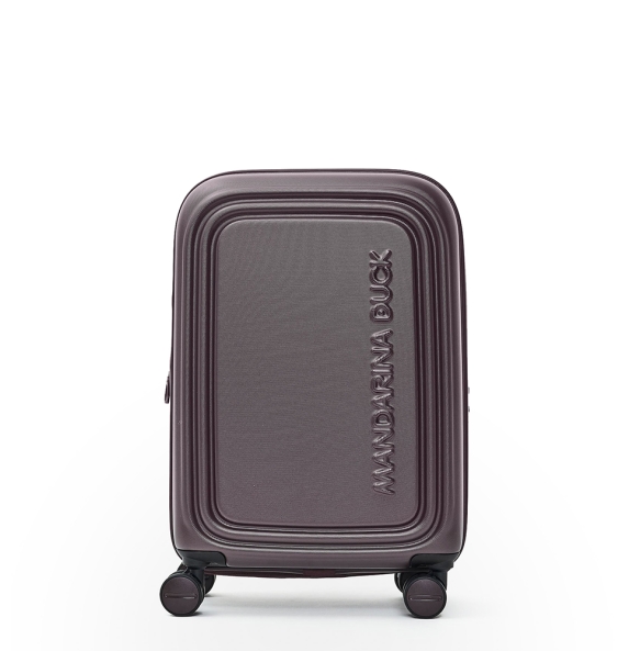 Βαλίτσα καμπίνας σκληρή MANDARINA DUCK P10SZV34 55x35x23/26 cm Καφέ