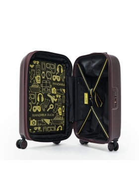Βαλίτσα καμπίνας σκληρή MANDARINA DUCK P10SZV34 55x35x23/26 cm Καφέ