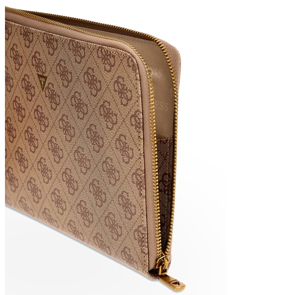Τσαντάκι Χειρός GUESS Milano Clutch PMBALOP5235 Μπεζ