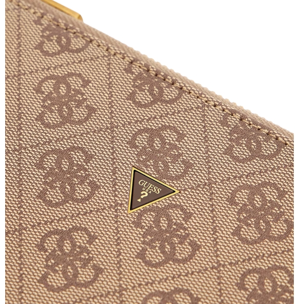 Τσαντάκι Χειρός GUESS Milano Clutch PMBALOP5235 Μπεζ