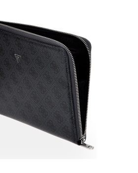 Τσαντάκι Χειρός GUESS Milano Clutch PMBALOP5235 Ανθρακί