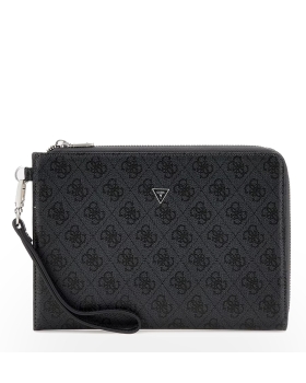 Τσαντάκι Χειρός GUESS Milano Clutch PMBALOP5235 Ανθρακί
