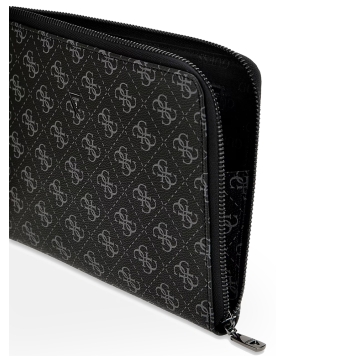 Τσαντάκι Χειρός GUESS Milano Clutch PMBALOP5235 Μαύρο