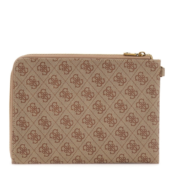 Τσαντάκι Χειρός GUESS Milano Clutch PMBALOP5235 Μπεζ