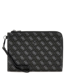 Τσαντάκι Χειρός GUESS Milano Clutch PMBALOP5235 Μαύρο