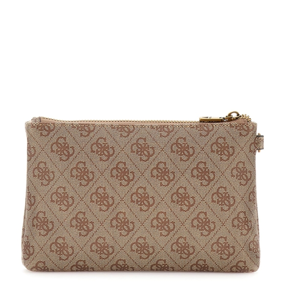 Τσαντάκι Χειρός GUESS Hull Mini Pouch PMHULOP5237 Μπεζ