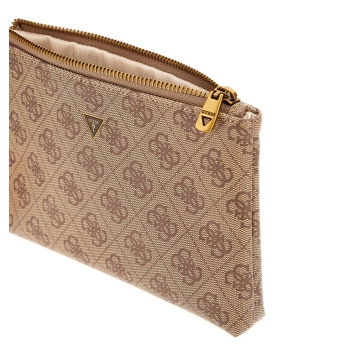 Τσαντάκι Χειρός GUESS Hull Mini Pouch PMHULOP5237 Μπεζ