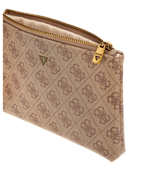 Τσαντάκι Χειρός GUESS Hull Mini Pouch PMHULOP5237 Μπεζ