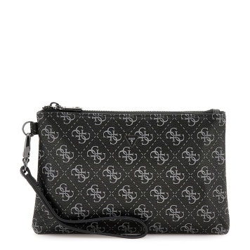 Τσαντάκι Χειρός GUESS Hull Mini Pouch PMHULOP5237 Γκρι