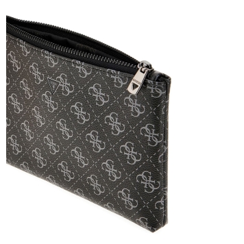 Τσαντάκι Χειρός GUESS Hull Mini Pouch PMHULOP5237 Γκρι