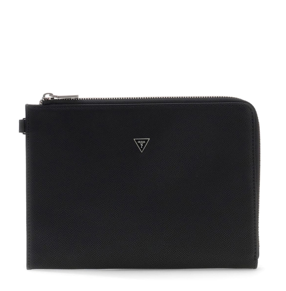 Τσαντάκι Χειρός GUESS Milano Clutch M PMMISLP6435 Μαύρο