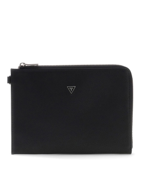 Τσαντάκι Χειρός GUESS Milano Clutch M PMMISLP6435 Μαύρο