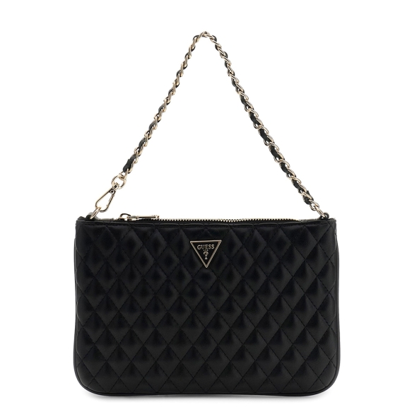 Τσαντάκι GUESS Flat Pouch PW7556P6174 Μαύρο Τσαντάκι GUESS Flat Pouch PW7556P6174 Μαύρο