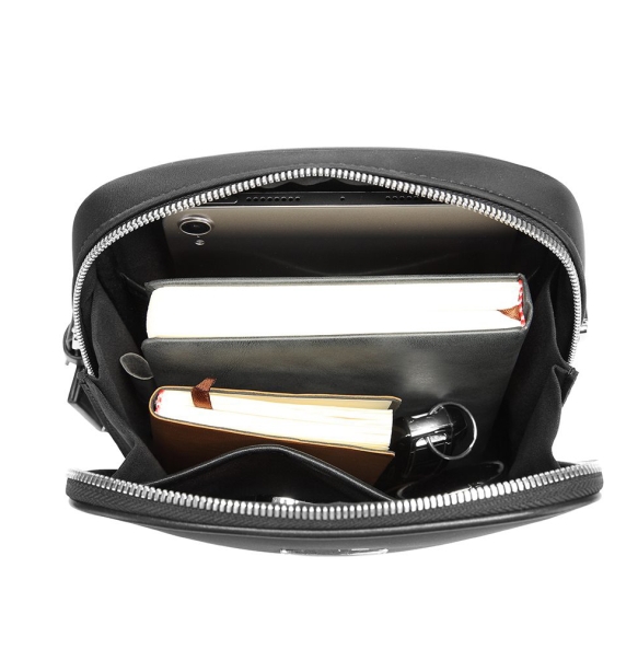 Τσαντάκι χιαστί  BANGE Premium Collection QD751 Μαύρο