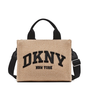 Τσάντα DKNY Hadlee Medium Logo Tote Bag R51ADC80 Ψάθα