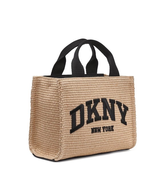 Τσάντα DKNY Hadlee Medium Logo Tote Bag R51ADC80 Ψάθα