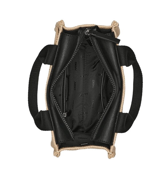 Τσάντα DKNY Hadlee Medium Logo Tote Bag R51ADC80 Ψάθα