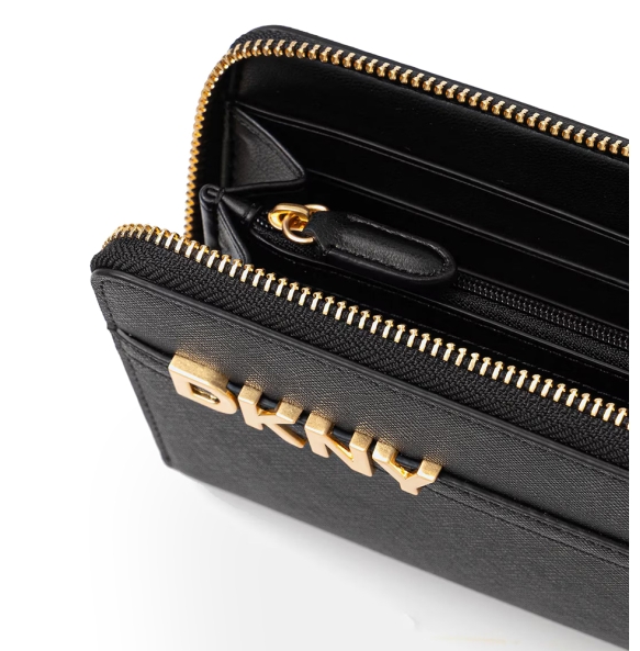 Πορτοφόλι DKNY Avril R521KM28 Μαύρο Πορτοφόλι DKNY Avril R521KM28 Μαύρο