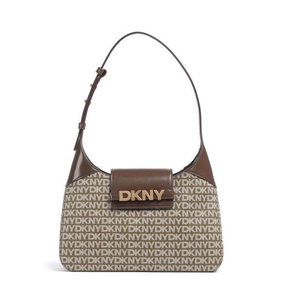 Τσάντα DKNY Avril Shoulder Bag R5235L20 Καφέ Τσάντα DKNY Avril Shoulder Bag R5235L20 Καφέ
