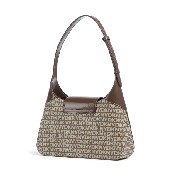 Τσάντα DKNY Avril Shoulder Bag R5235L20 Καφέ Τσάντα DKNY Avril Shoulder Bag R5235L20 Καφέ