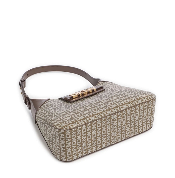 Τσάντα DKNY Avril Shoulder Bag R5235L20 Καφέ Τσάντα DKNY Avril Shoulder Bag R5235L20 Καφέ