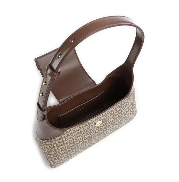 Τσάντα DKNY Avril Shoulder Bag R5235L20 Καφέ Τσάντα DKNY Avril Shoulder Bag R5235L20 Καφέ