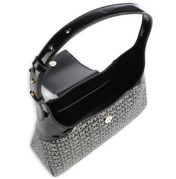 Τσάντα DKNY Avril Shoulder Bag R5235L20 Μαύρο Τσάντα DKNY Avril Shoulder Bag R5235L20 Μαύρο