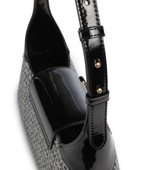 Τσάντα DKNY Avril Shoulder Bag R5235L20 Μαύρο Τσάντα DKNY Avril Shoulder Bag R5235L20 Μαύρο