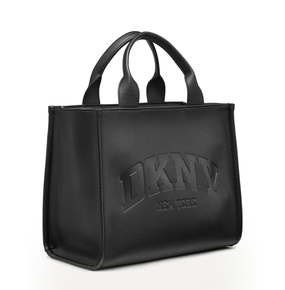Τσάντα DKNY Hadlee Medium Logo Embossed Tote Bag R53AAR57 Μαύρο